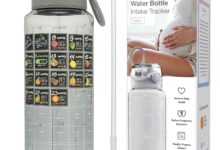 Pregnancy Water Bottle Tracker – Pregnancy Must Haves First Trimester – Pregnancy Gifts for Expecting Mom – Pregnancy Essentials Nausea Relief
