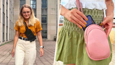 Waist Pack Crossbody Fanny Packs Sling Pocket Belt Bag With Adjustable Strap